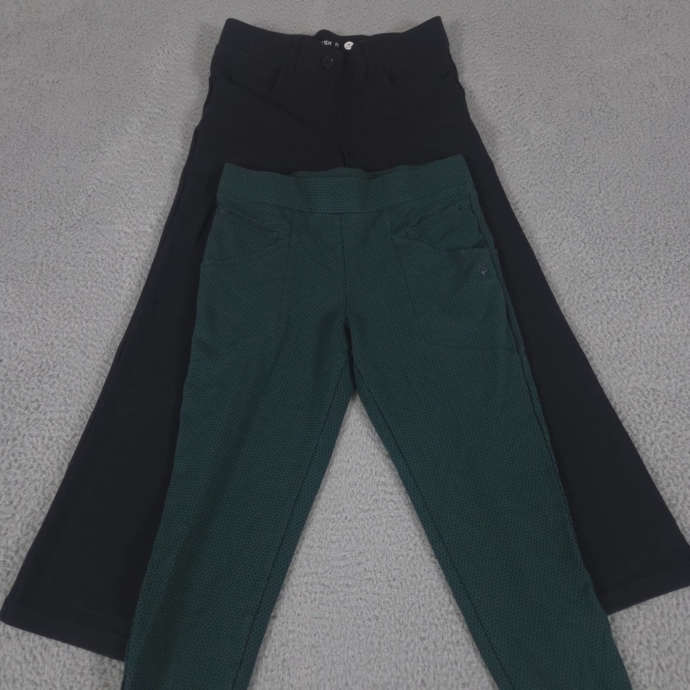 LOT OF 2 Betabrand Pants Womens Medium Petite Dress Yoga Elastic Waist Office